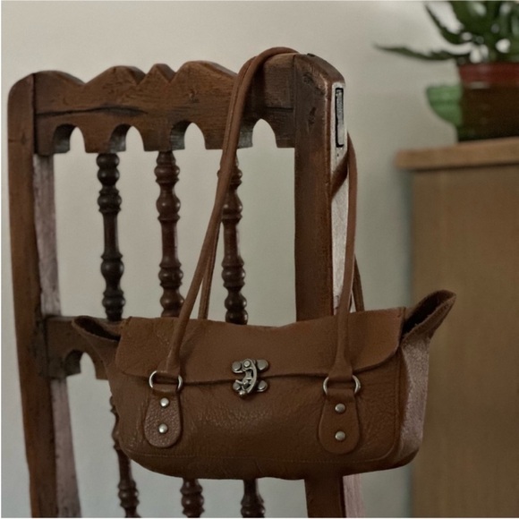 Vintage 90s Cynthia Rowley Leather Bag - Picture 2 of 11